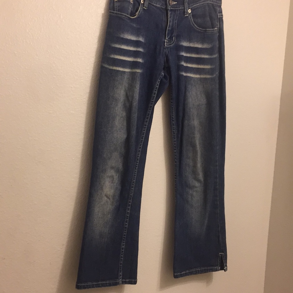 Rave R 4 R distressed blue jean sz 0 - Picture 3 of 8